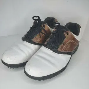 FootJoy | Shoes | Footjoy Fj Mens Size M Whitebrown Leather  display picture 1